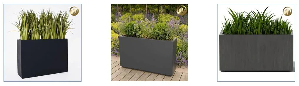 Flat Metal Rectangular Flat Stand Garden Decoration Planter Nursery